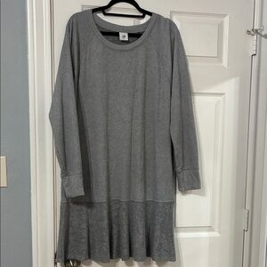 CAbi Heather Gray Sweater Dress
